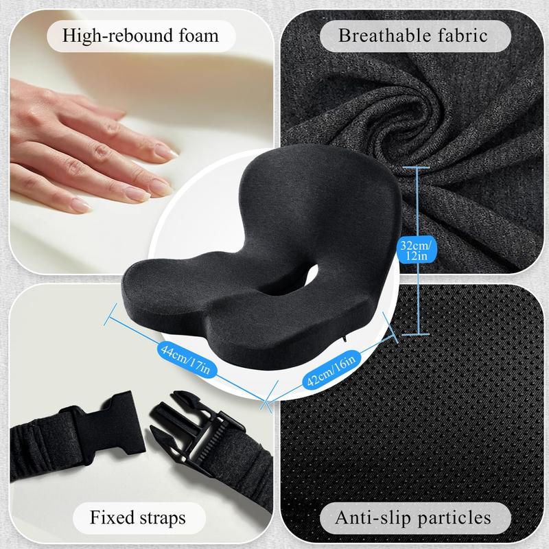 Ergonomic seat cushion for Truckers