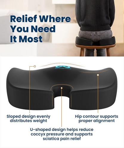 Ergonomic seat cushion
