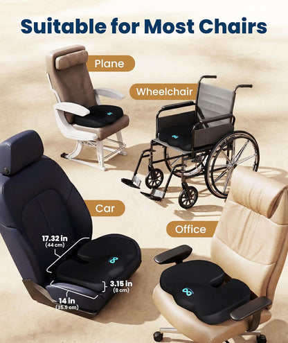 Ergonomic seat cushion