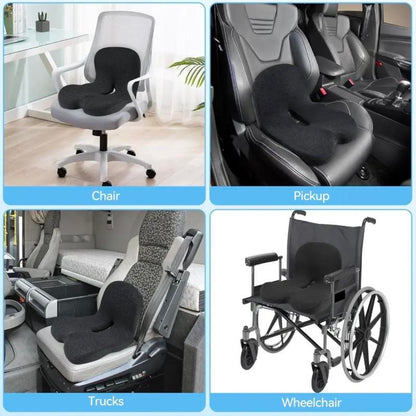 Ergonomic seat cushion for Truckers