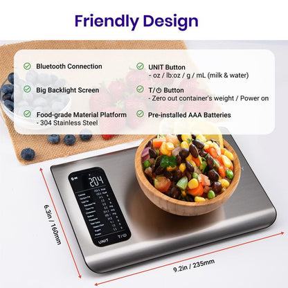 Sleecs™ smart food scale